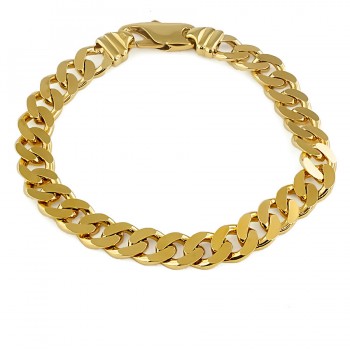 9ct gold 25.7g 8 inch curb Bracelet